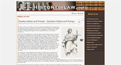 Desktop Screenshot of historyoflaw.info