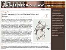 Tablet Screenshot of historyoflaw.info