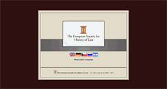 Desktop Screenshot of historyoflaw.eu